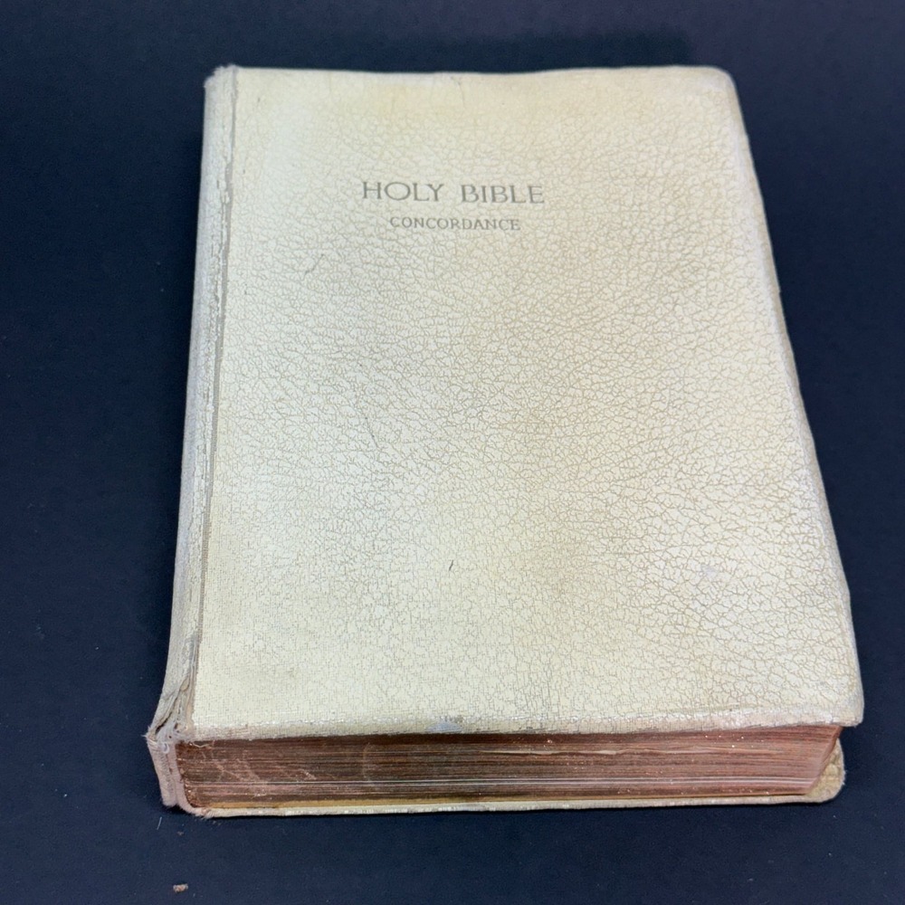 Melton Book Company Holy Bible White Solid Leatherette RSV Illustrated